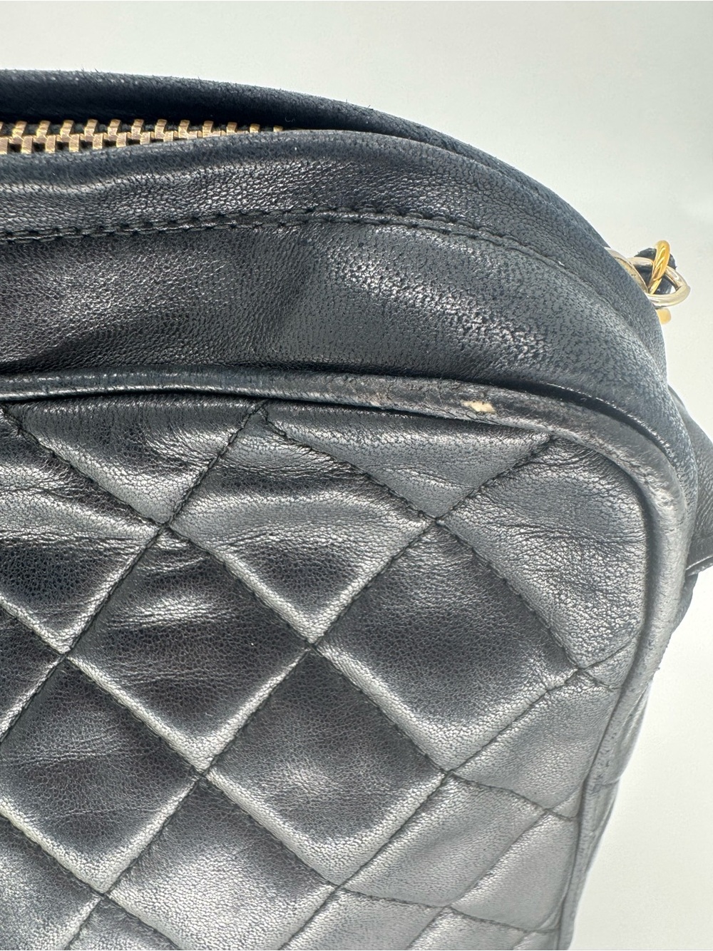 Chanel Series 2 Black Quilted Lambskin Tassel Crossbody Bag - Picture 6 of 16